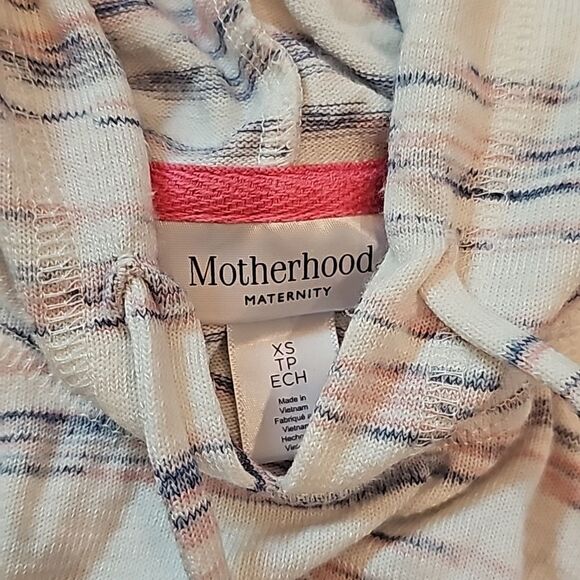 Motherhood Maternity thin hooded sweater XS NWOT - Picture 6 of 14